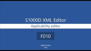 F010 - Applicability editor