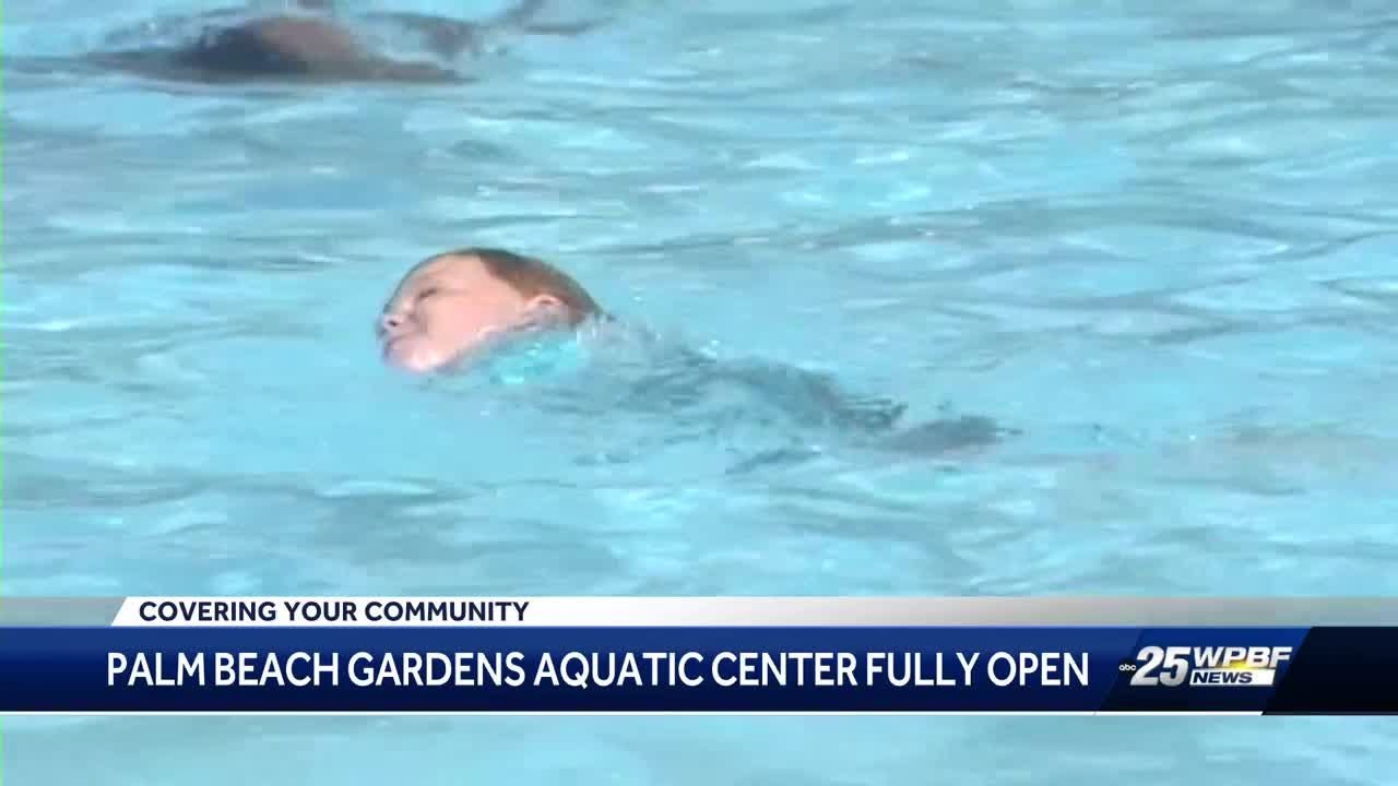 Palm Beach Gardens Aquatic Complex fully open