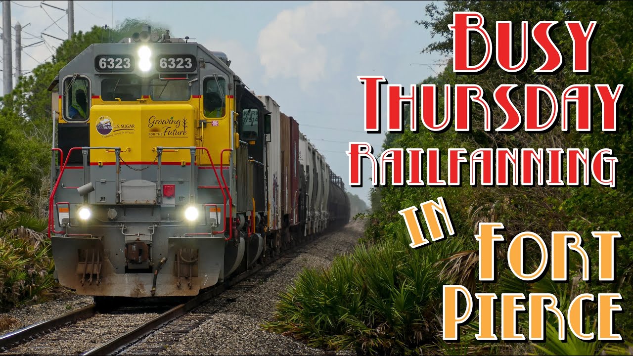 Busy Thursday in Fort Pierce - Railfanning South Florida