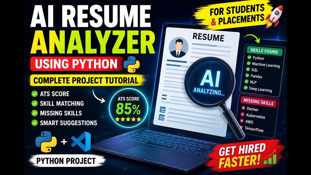 Build ATS Resume Analyzer Project In Python Step By Step 🧠 Python ...