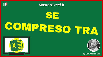 MasterExcel.it | Tutorial Funzione Excel Se Compreso Tra Due Valori (compreso tra massimo e minimo)