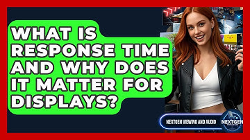 What Is Response Time And Why Does It Matter For Displays? - NextGen Viewing and Audio