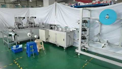 easy to operate all servo motor control system face mask machine 150-180pcs/min