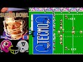 Tecmo super bowl  nes  raiders v redskins  1991  cpu sim  nintendo  retro nostalgia