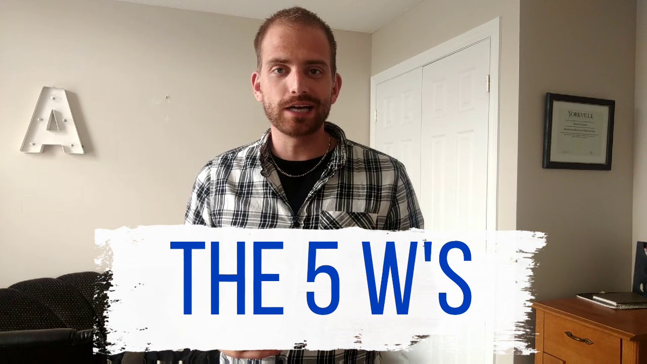 THE 5 W'S OF ASL - YouTube