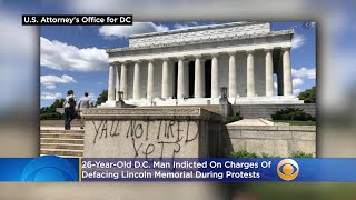 26-Year-Old Micah Avery Indicted On Charges Of Defacing Lincoln Memorial During Protests