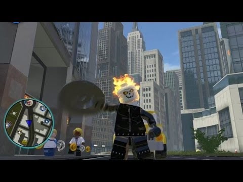 LEGO Marvels Super Heroes The Blob Skydiving PC 4k Ultra HD 2160p. 