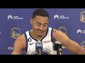 Jordan Poole postgame; Warriors lost to the Pistons