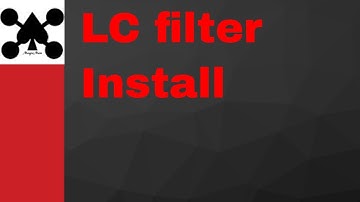 Installing a LC filter on my Japalura 3"