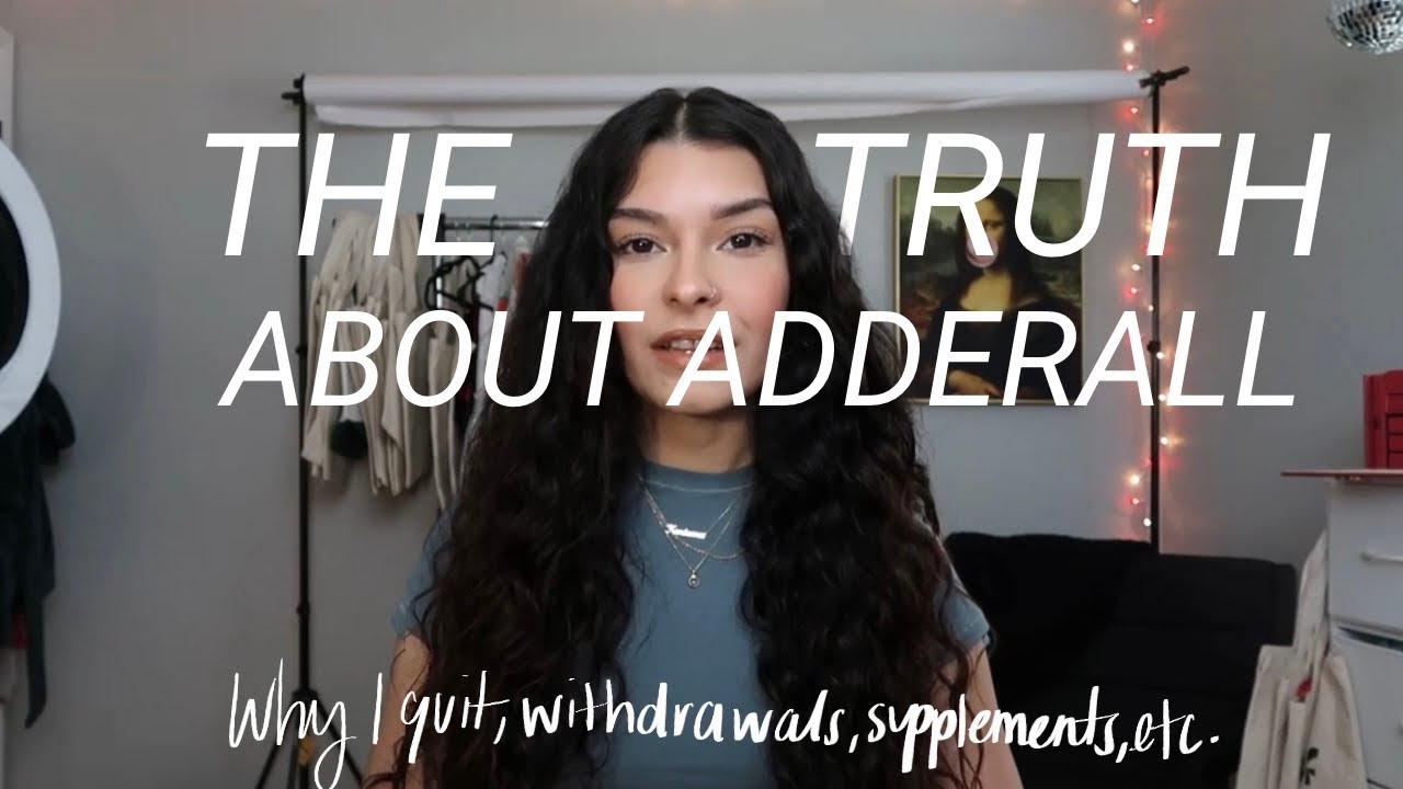 1 MONTH AFTER QUITTING ADDERALL | why, withdrawals, side effects | adhd series |