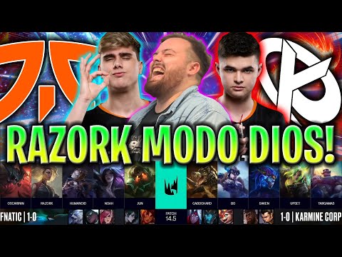 IBAI CASTEA A RAZORK EN MODO DIOS! - FNC vs KC LEC PRIMAVERA 2024 ESPAÑOL LVP