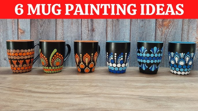 My Ceramic Painting Technique (Frida mugs)! 