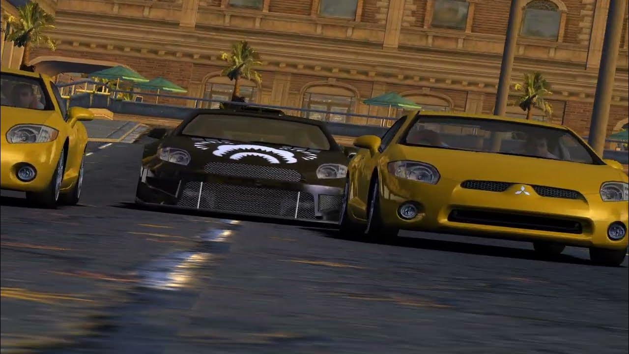 Шеви объяснил Митсуге что эклипс это жвачка NfSMW - YouTube