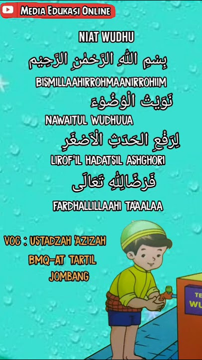 Niat Wudhu Versi BMQ At-Tartil