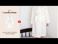 DIY Camilla Kimono Robe Tutorial - tintofmintPATTERNS