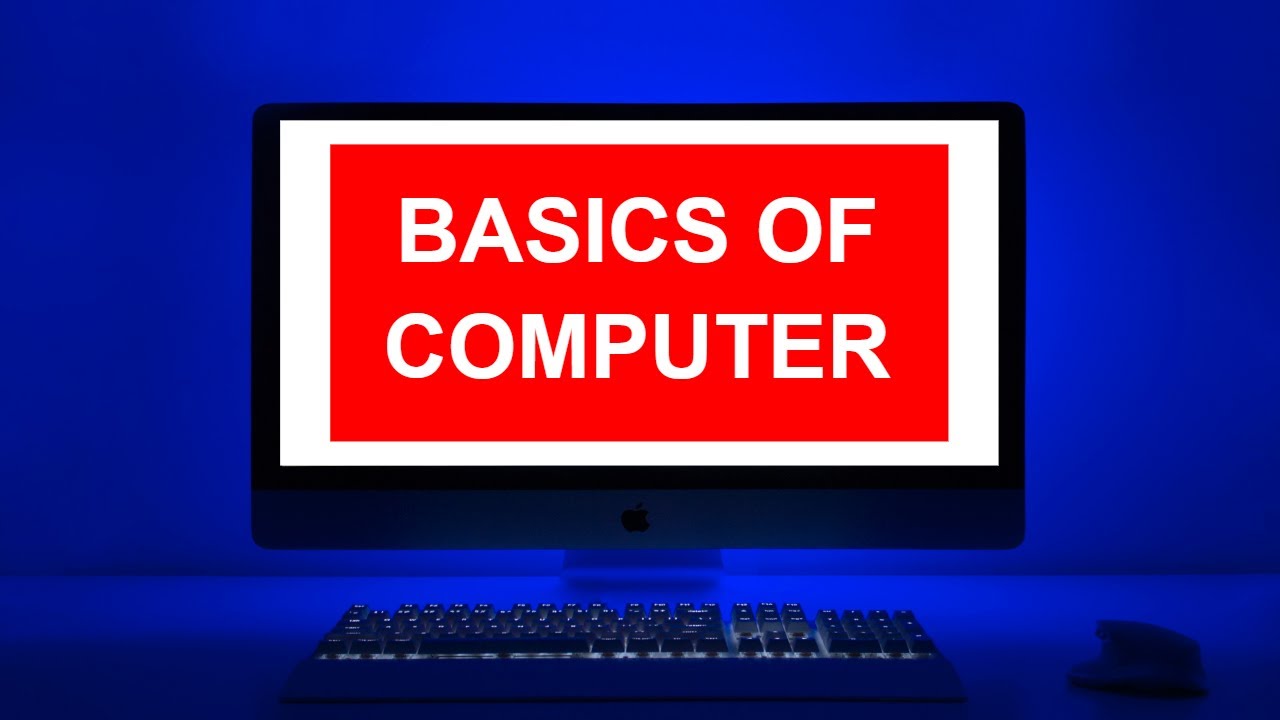 SUBJECT - COMPUTER, TOPIC - BASICS OF COMPUTER - YouTube