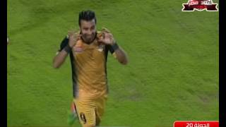 صلاح أمين يسجل هدف الإنتاج الحربي الثاني في مرمى الزمالك