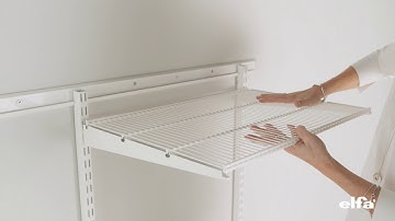 Assembly: Wire shelf