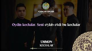 Ummon - Kechalar | Milliy Karaoke