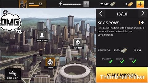 Spy drone, Clear Vision 4 mission #13- Shane