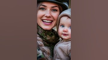 Thumbnail of Proud Mom Soldier Singing "KATYUSHA" with Her Baby #soldiermom