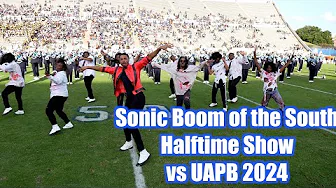 Jackson State Sonic Boom Halftime Show vs UAPB 2024 Field View