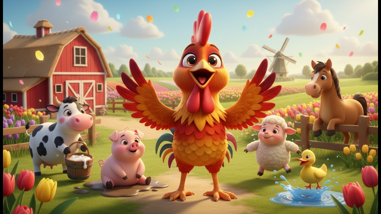 De Vrolijke Boerderij Lied 🐄🐖 | Kinderliedje over Boerderijdieren | Zing en Dans Mee!