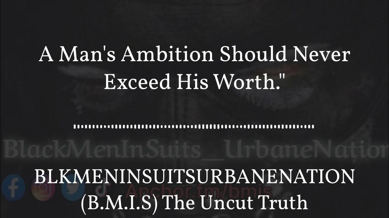 BLKMENINSUITSURBANENATION B M I S The Uncut Truth A Man s Ambition blkmeninsuitsurbanenation-b-m-i-s-the-uncut-truth-a-man-s-ambition