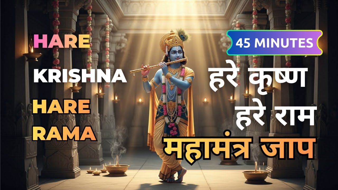 Watch Peace & Bliss: 45 Mins Hare Krishna | हरे कृष्ण हरे राम महामंत्र | Hare Krishna Hare Rama Mahamantra on YouTube Watch Peace & Bliss: 45 Mins Hare Krishna | हरे कृष्ण हरे राम महामंत्र | Hare Krishna Hare Rama Mahamantra on YouTube