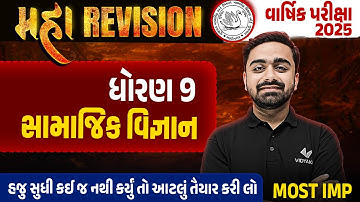Std 9 SS Maha Revision For Final Exam 2025 | Social Science Exam IMP | Parth Sir