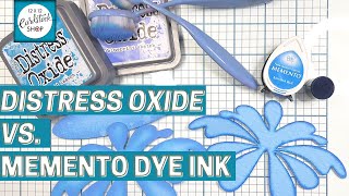 Ink Blending: Distress Oxides vs. Memento Dye Ink