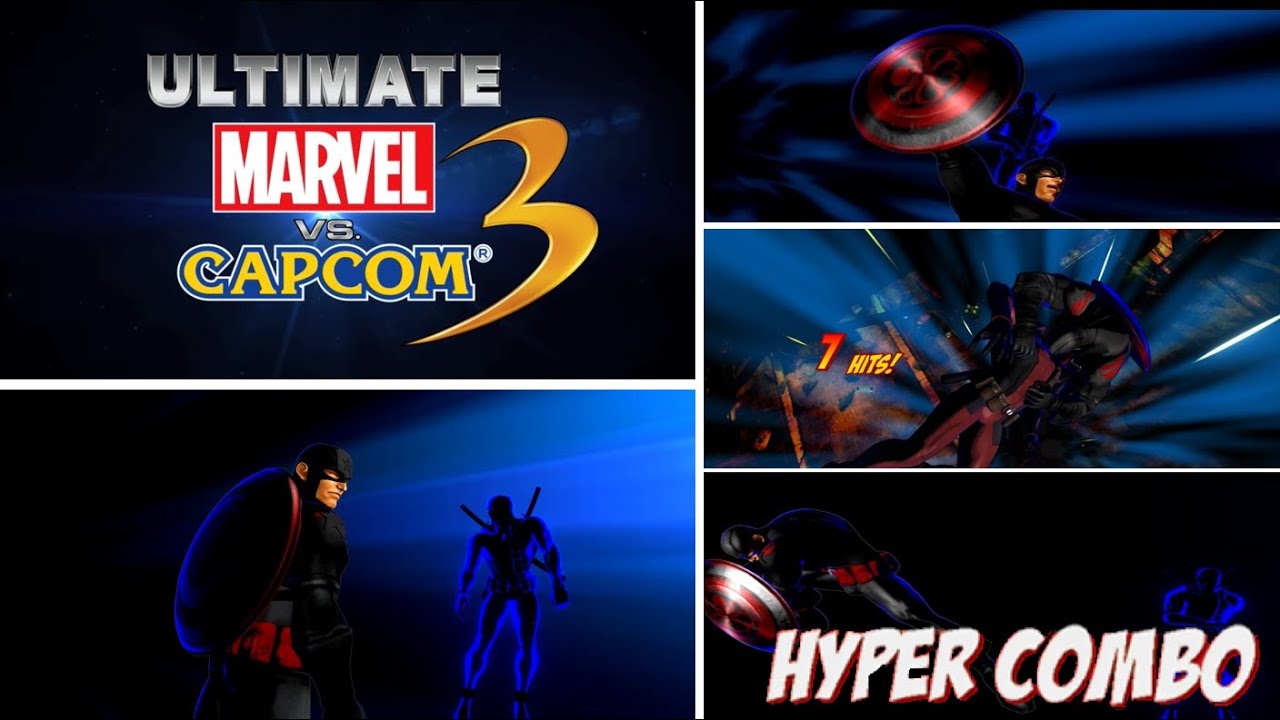 Ultimate Marvel vs Capcom 3 MOD Captain Hydra / Captain America  All Hyper Combos