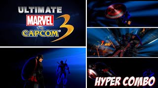 Celebrity Ultimate Marvel vs Capcom 3 MOD Captain Hydra / Captain America  All Hyper Combos Wealth