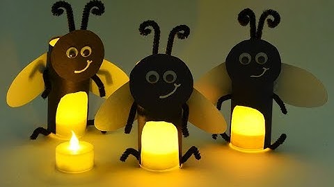 Paper Roll Firefly | How to Make Paper Roll Fireflies
