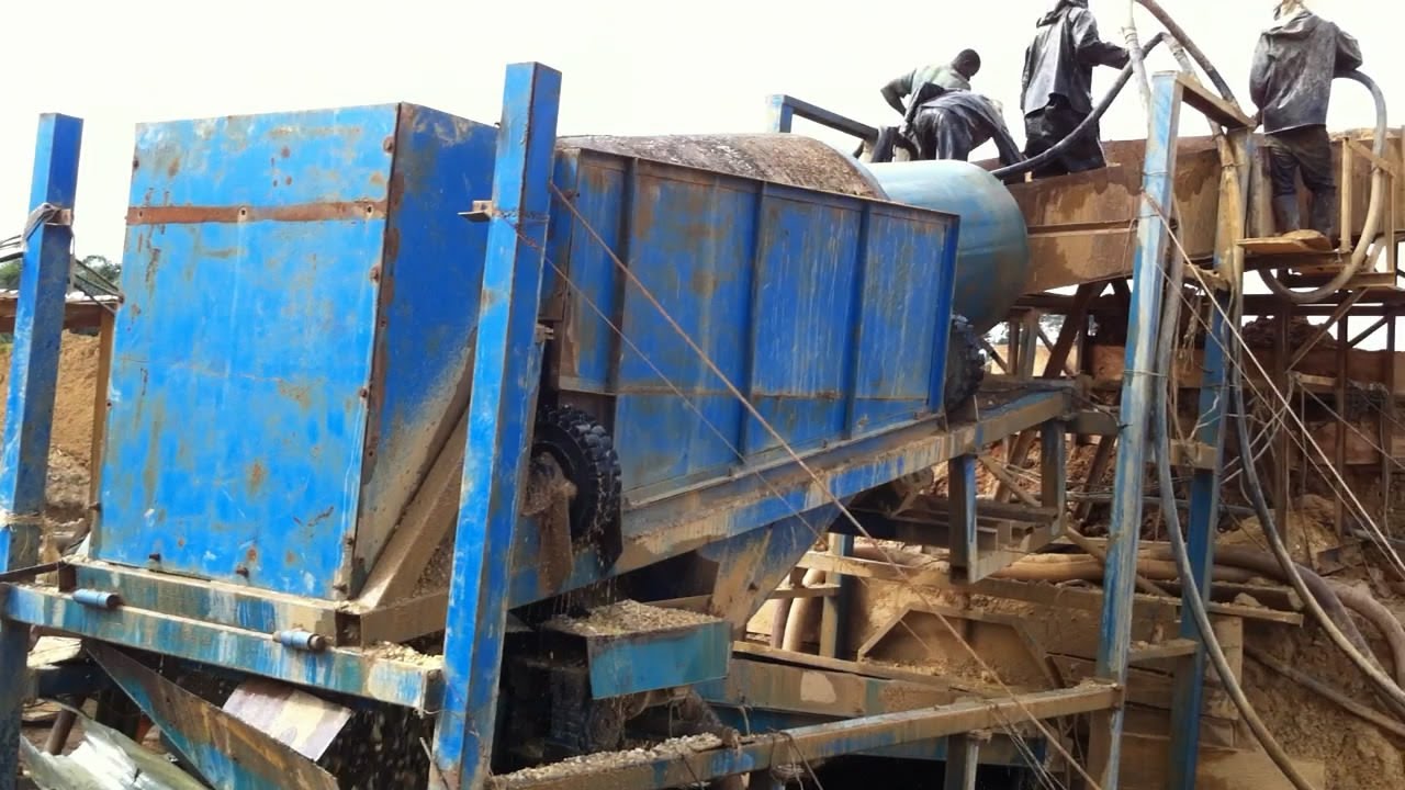 Hengchang Mining Machinery Alluvial Gold Trommel Scrubber Machine