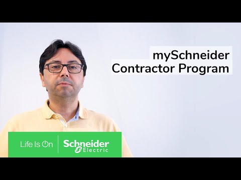New mySchneider Contractor