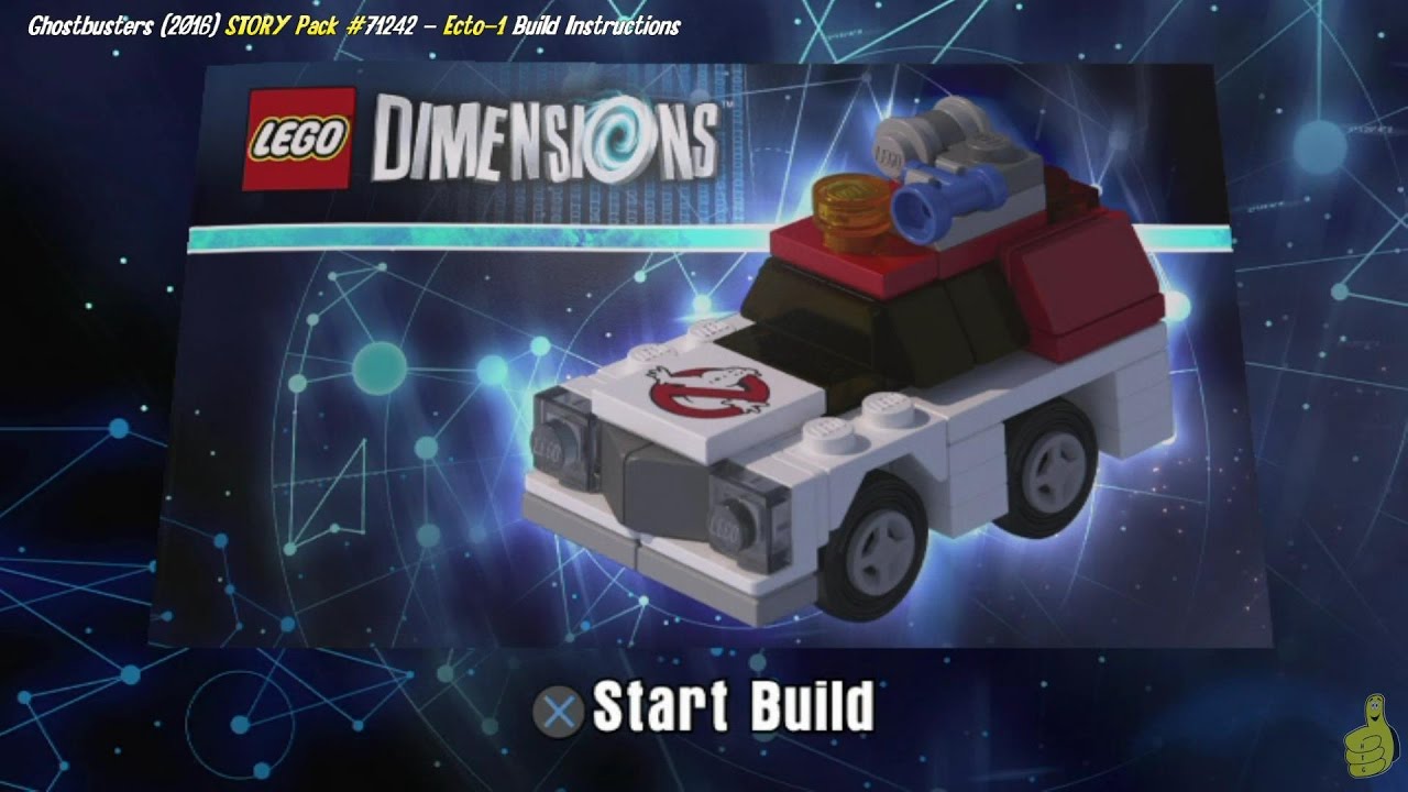 gidsel paritet gardin Lego Dimensions: Ecto-1 (2016) / Build Instructions (Ghostbusters STORY  Pack #71242) - HTG - YouTube