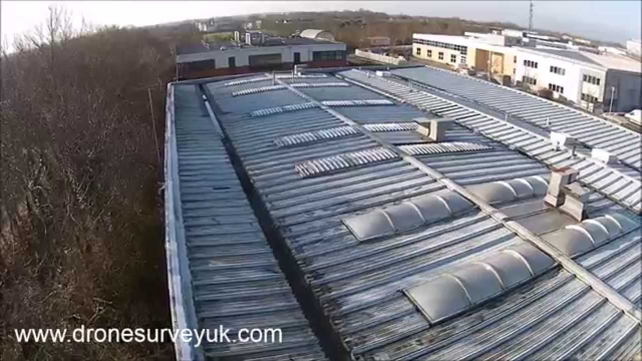 Roof inspection with drone. Condition report