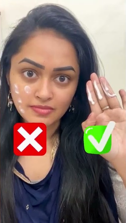 Sunscreen application Do's & Dont's