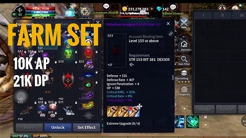 Cabal Mobile PH - gear show case 11k AP 21k DP