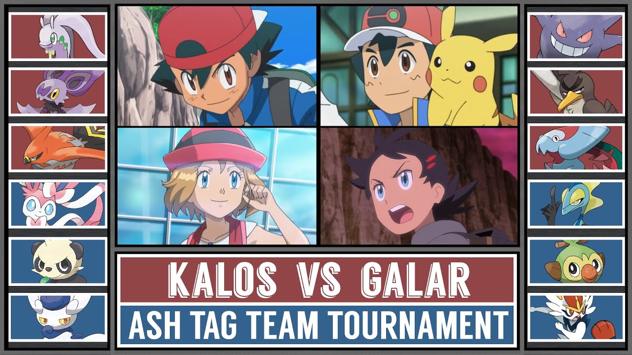 ALOLA ASH vs GALAR ASH 