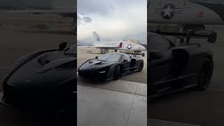 Crazy Stealth Fighter Jet And Mclaren Senna