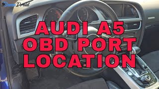 Audi A5 2011 OBD2 Port Location π¨βπ§π