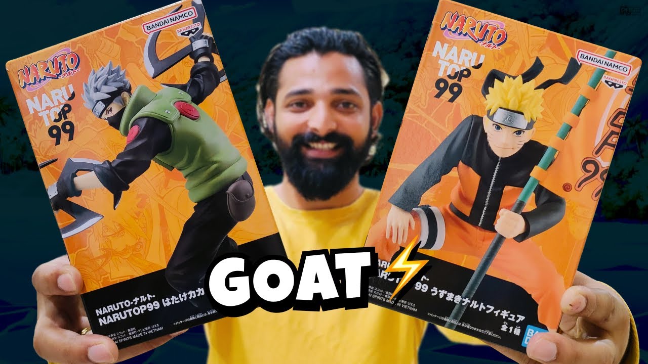NARUTOP99 - Unboxing Naruto & Kakashi Figures - Banpresto Bandai 
