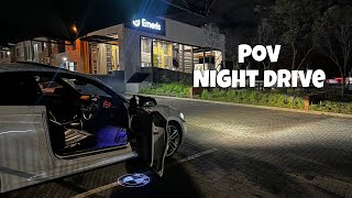 POV NIGHT DRIVE IN A BMW 220i 