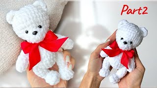 Crochet Teddy Bear for Beginners | Part 2 — Head, Ears, Muzzle & Assembly (Complete Tutorial)