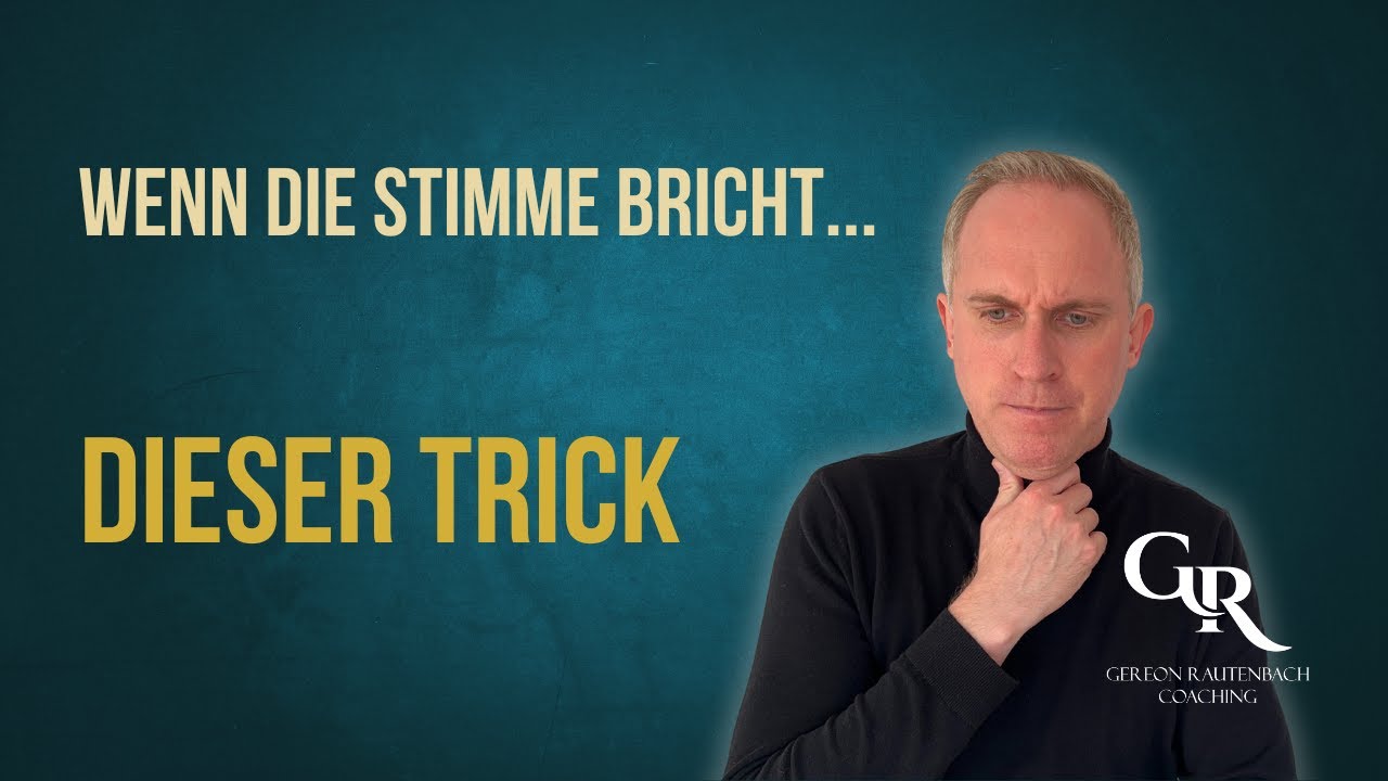 Dieser Trick rettet deine Stimme als Trauerredner | Körpersprache, Atem & Präsenz meistern