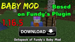 How to install Baby Mod  Datapack  based on Fundy's Plugin | Minecraft Java Edition