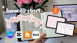 how to start journaling: 7 cosy ideas to record your life (capcut, blogger, wix tutorials + more!) 🖍