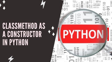 @classmethod as an alternative Constructor(OOPS)| Python Tutorials for Beginners in Hindi | Part-56
